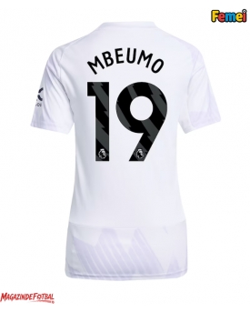 Manchester United Bryan Mbeumo #19 Tricou Fotbal Replică 2025-26 Femei Deplasare Manchester United Bryan Mbeumo #19 Tricou Fotbal Replică 2025-26 Femei Deplasare